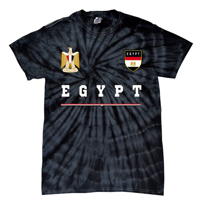 Egypt Sportsoccer Jersey Flag Football Cairo Tie-Dye T-Shirt