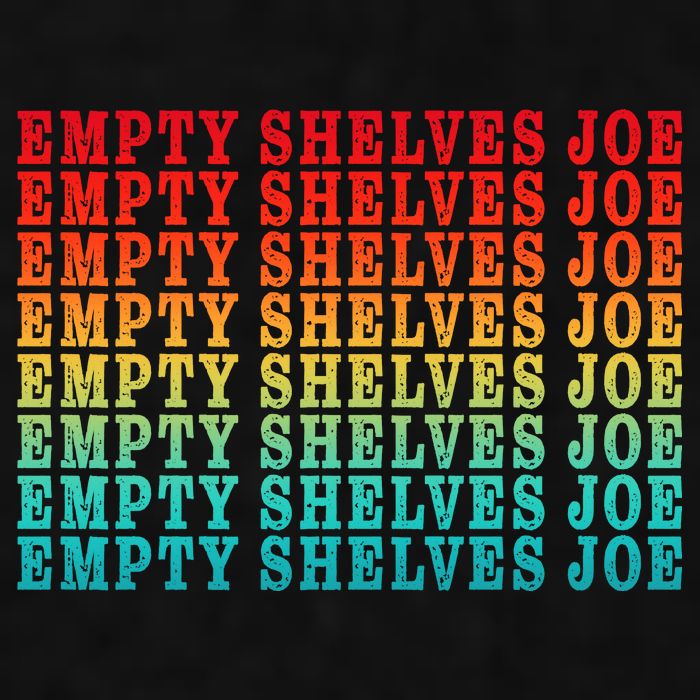 Empty Shelves Joe Anti Joe Biden Repeating Ladies PosiCharge Tri-Blend Wicking Tank