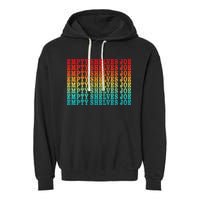 Empty Shelves Joe Anti Joe Biden Repeating Garment-Dyed Fleece Hoodie
