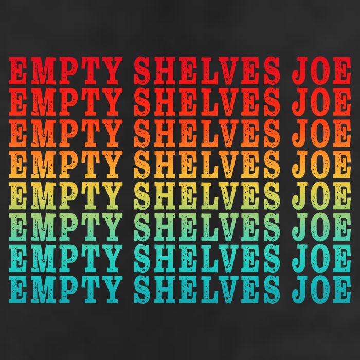 Empty Shelves Joe Anti Joe Biden Repeating 7 Panel Mesh Trucker Snapback Hat