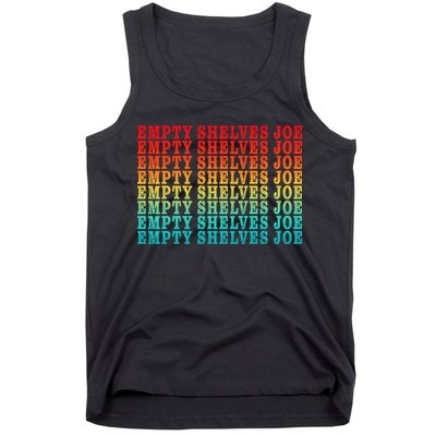 Empty Shelves Joe Anti Joe Biden Repeating Tank Top