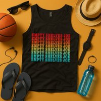 Empty Shelves Joe Anti Joe Biden Repeating Tank Top