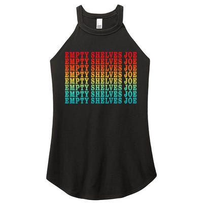 Empty Shelves Joe Anti Joe Biden Repeating Women's Perfect Tri Rocker Tank