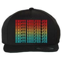Empty Shelves Joe Anti Joe Biden Repeating Wool Snapback Cap