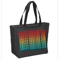 Empty Shelves Joe Anti Joe Biden Repeating Zip Tote Bag