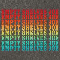 Empty Shelves Joe Anti Joe Biden Repeating Cotton Canvas Backpack