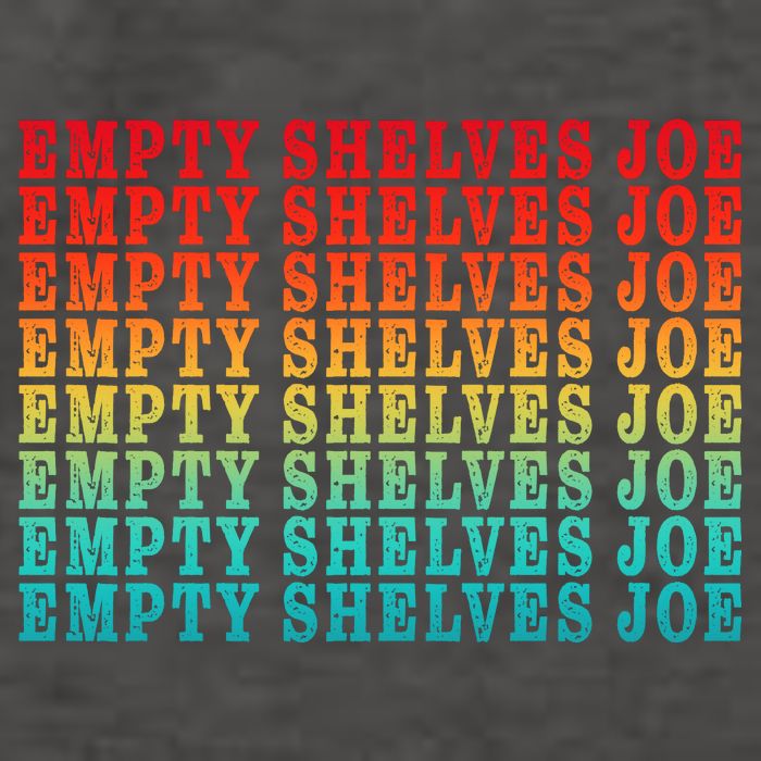 Empty Shelves Joe Anti Joe Biden Repeating Vector Backpack