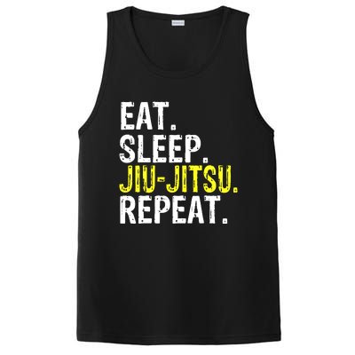 Eat Sleep JiuJitsu Repeat Gift PosiCharge Competitor Tank