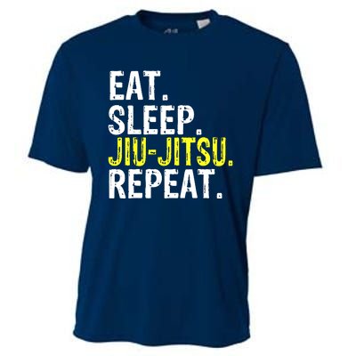 Eat Sleep JiuJitsu Repeat Gift Cooling Performance Crew T-Shirt