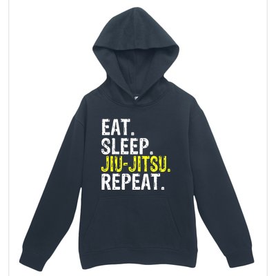 Eat Sleep JiuJitsu Repeat Gift Urban Pullover Hoodie