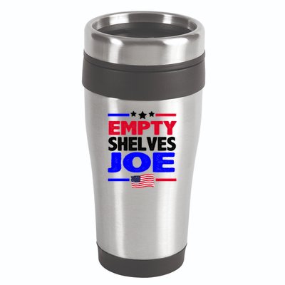 Empty Shelves Joe 16oz Travel Tumbler