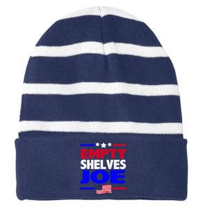 Empty Shelves Joe Striped Beanie with Solid Band