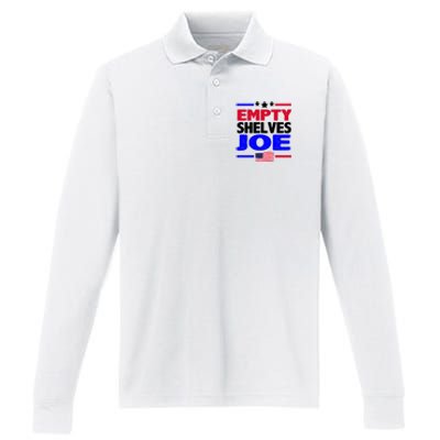 Empty Shelves Joe Performance Long Sleeve Polo