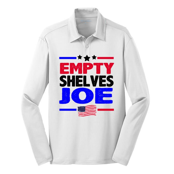 Empty Shelves Joe Silk Touch Performance Long Sleeve Polo