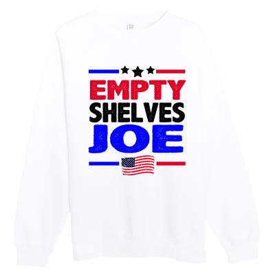 Empty Shelves Joe Premium Crewneck Sweatshirt