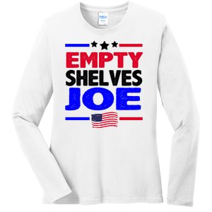 Empty Shelves Joe Ladies Long Sleeve Shirt