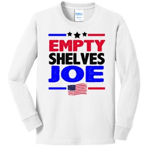 Empty Shelves Joe Kids Long Sleeve Shirt