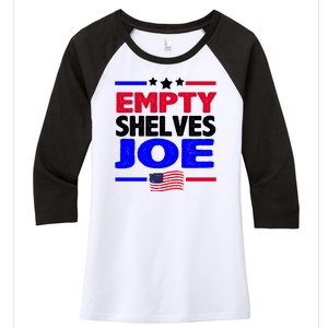 Empty Shelves Joe Women's Tri-Blend 3/4-Sleeve Raglan Shirt