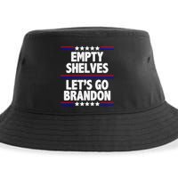 Empty Shelves Joe Let's Go Brandon Sustainable Bucket Hat