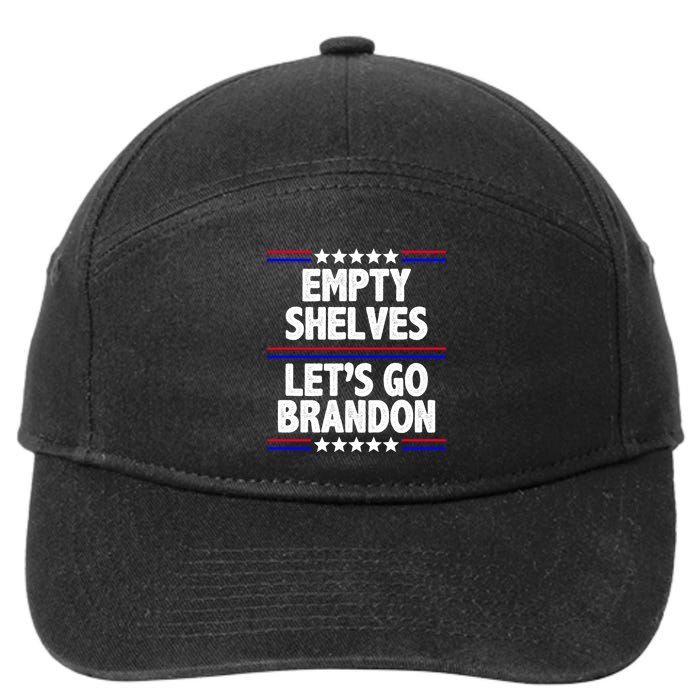Empty Shelves Joe Let's Go Brandon 7-Panel Snapback Hat