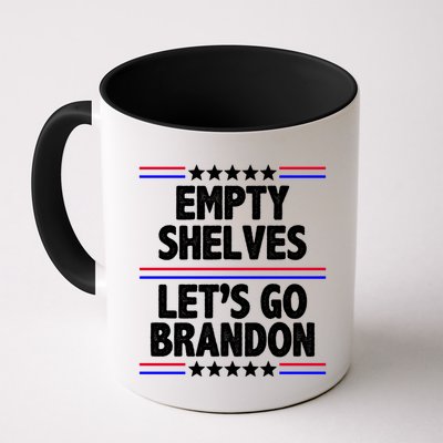 Empty Shelves Joe Let's Go Brandon Coffee Mug