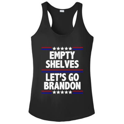 Empty Shelves Joe Let's Go Brandon Ladies PosiCharge Competitor Racerback Tank