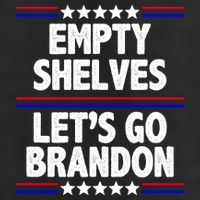 Empty Shelves Joe Let's Go Brandon Microfiber Hand Towel