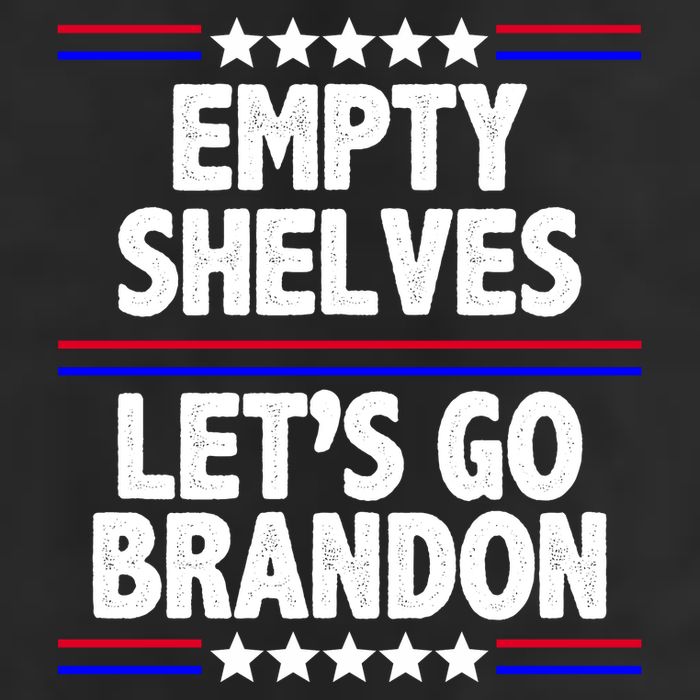 Empty Shelves Joe Let's Go Brandon Microfiber Hand Towel