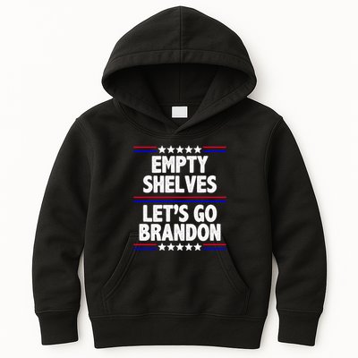Empty Shelves Joe Let's Go Brandon Kids Hoodie
