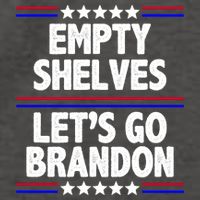 Empty Shelves Joe Let's Go Brandon Vector Backpack