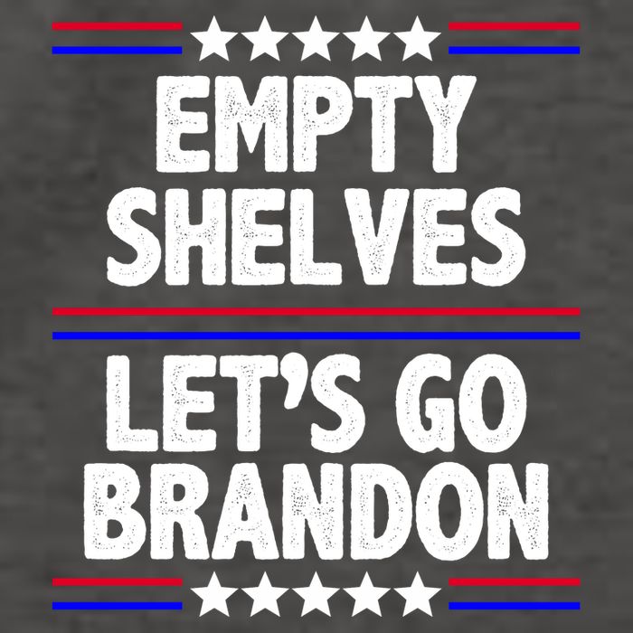 Empty Shelves Joe Let's Go Brandon Vector Backpack