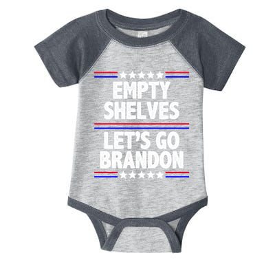 Empty Shelves Joe Let's Go Brandon Infant Baby Jersey Bodysuit