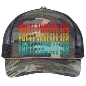 Empty Shelves Joe Anti Joe Biden Classic 7 Retro Rope Trucker Hat Cap