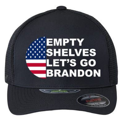 Empty Shelves Joe, Let's Go Brandon, Anti Biden Flexfit Unipanel Trucker Cap