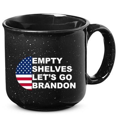 Empty Shelves Joe, Let's Go Brandon, Anti Biden 15oz Campfire Ceramic Mug