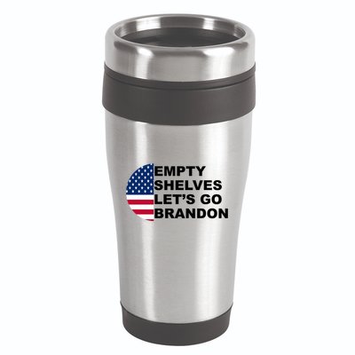 Empty Shelves Joe, Let's Go Brandon, Anti Biden 16oz Travel Tumbler