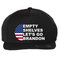 Empty Shelves Joe, Let's Go Brandon, Anti Biden Wool Snapback Cap