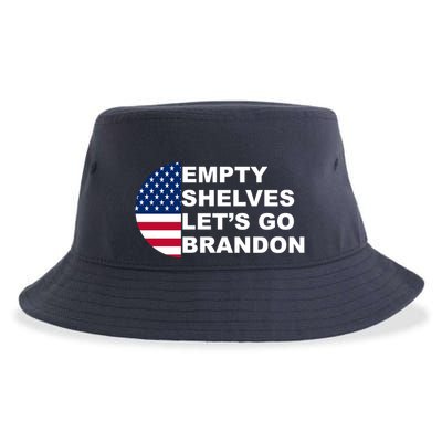 Empty Shelves Joe, Let's Go Brandon, Anti Biden Sustainable Bucket Hat