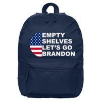 Empty Shelves Joe, Let's Go Brandon, Anti Biden 16 in Basic Backpack