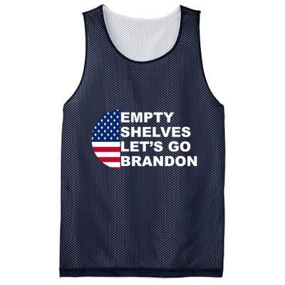 Empty Shelves Joe, Let's Go Brandon, Anti Biden Mesh Reversible Basketball Jersey Tank