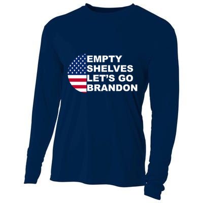 Empty Shelves Joe, Let's Go Brandon, Anti Biden Cooling Performance Long Sleeve Crew