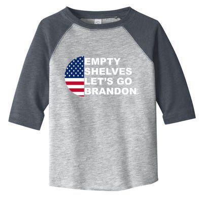 Empty Shelves Joe, Let's Go Brandon, Anti Biden Toddler Fine Jersey T-Shirt