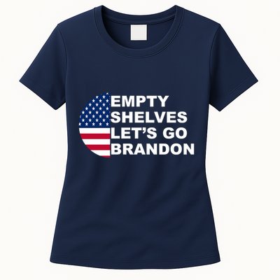 Empty Shelves Joe, Let's Go Brandon, Anti Biden Womens T-Shirt
