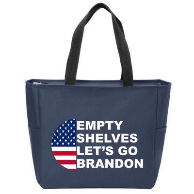 Empty Shelves Joe, Let's Go Brandon, Anti Biden Zip Tote Bag