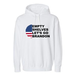 Empty Shelves Joe, Let's Go Brandon, Anti Biden Garment-Dyed Fleece Hoodie