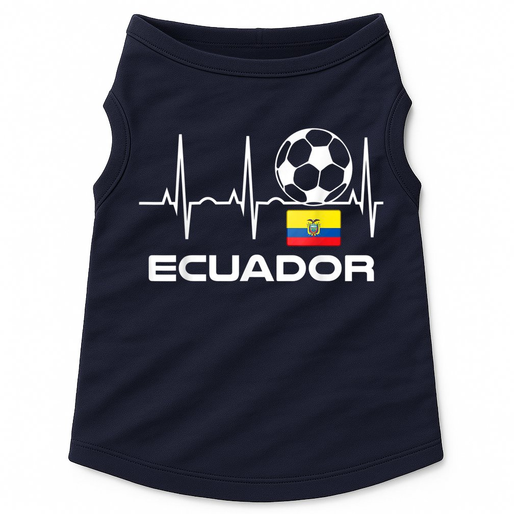Ecuador Soccer Jersey Shirt - Ecuadorian Futbol Doggie Tank
