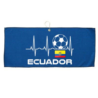 Ecuador Soccer Jersey Shirt - Ecuadorian Futbol Large Microfiber Waffle Golf Towel