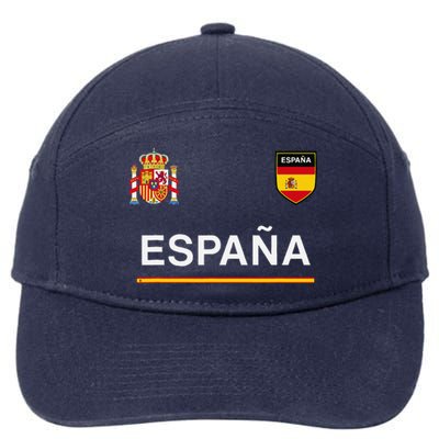 Espana Sportsoccer Jersey Flag Football Madrid 7-Panel Snapback Hat