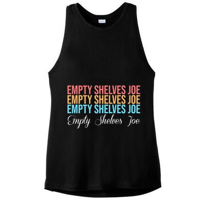 Empty Shelves Joe Retro Signature Ladies PosiCharge Tri-Blend Wicking Tank