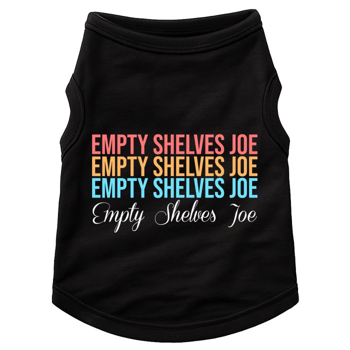 Empty Shelves Joe Retro Signature Doggie Tank